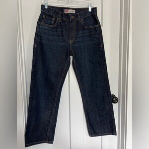 Levi's Boys’ 505 Dark Blue Straight Leg Jeans: Size 12H or 12 Husky 32W 27L